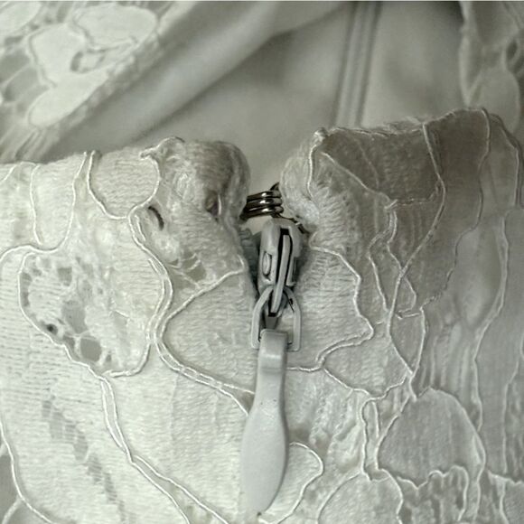 Jessica London Handkerchief White Lace Dress Women’s Plus Size Dress - Picture 4 of 7